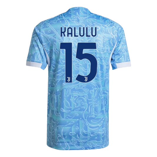 Camisola Juventus FC 2025-26 Alternativa Azul Versão Adepto KALULU #15