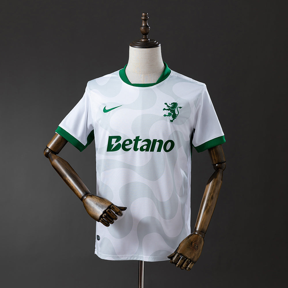 Camisola SCP 2025-26 Alternativa Branca Versão Adepto