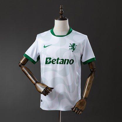 Camisola SCP 2025-26 Alternativa Branca Versão Adepto