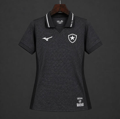 Camisola Botafogo-RJ 2026-27 Alternativa Preta Lisa Versão Mulher