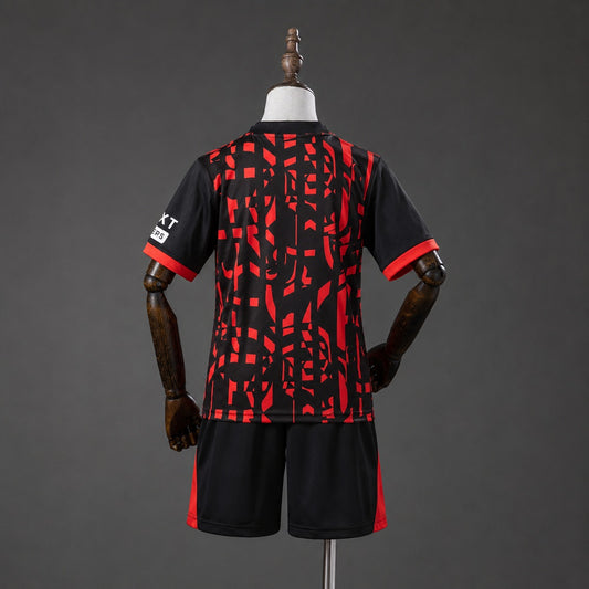 Kit Criança Rangers FC 2026-27 Alternativo Vermelho