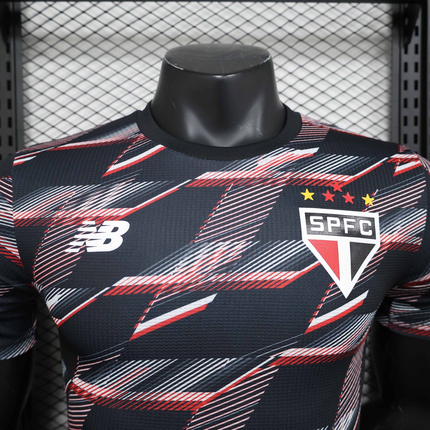 Camisola São Paulo 2024-25 Treino Preta Versão Jogador