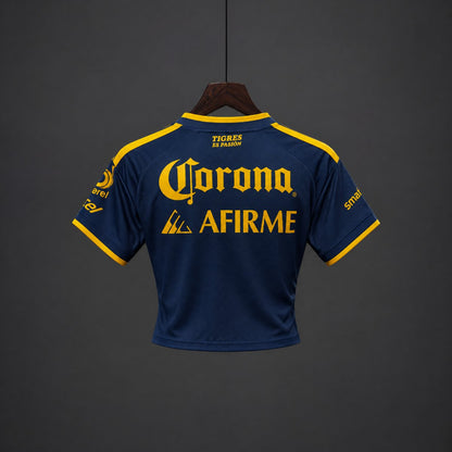 Crop Top Mulher Tigres UANL 2026-27 Alternativo Azul