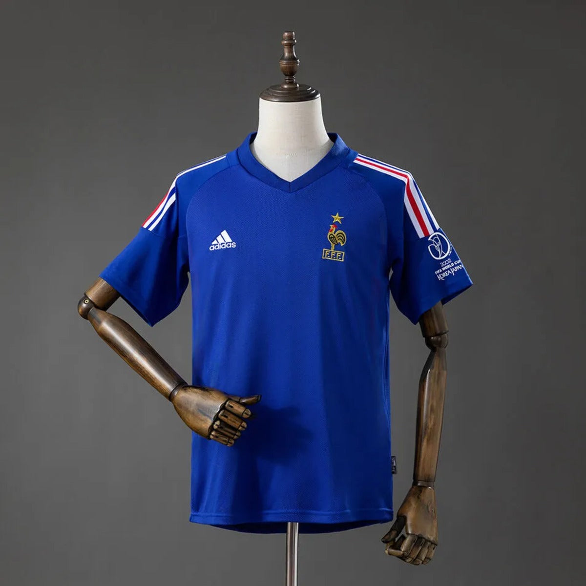 Camisola França 2002 Principal Versão Adepto