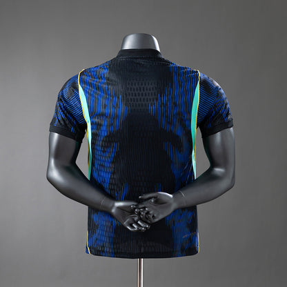 Camisola Brasil 2026 Alternativa Azul Versão Jogador