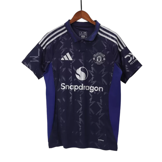 Camisola M-United 2024-25 Alternativa Azul Versão Adepto B.FERNANDES #8