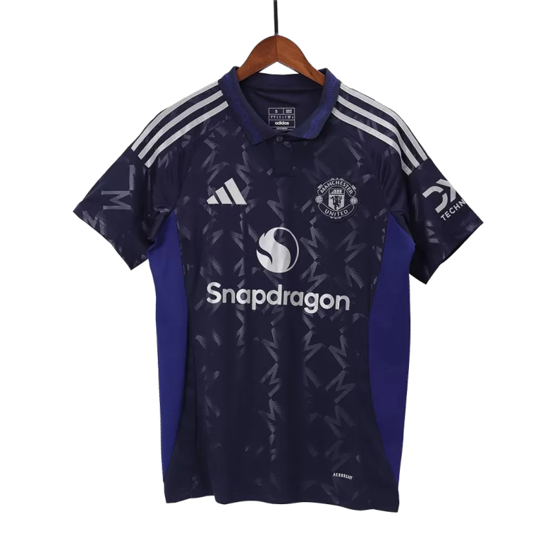 Camisola M-United 2024-25 Alternativa Azul Versão Adepto GARNACHO #17