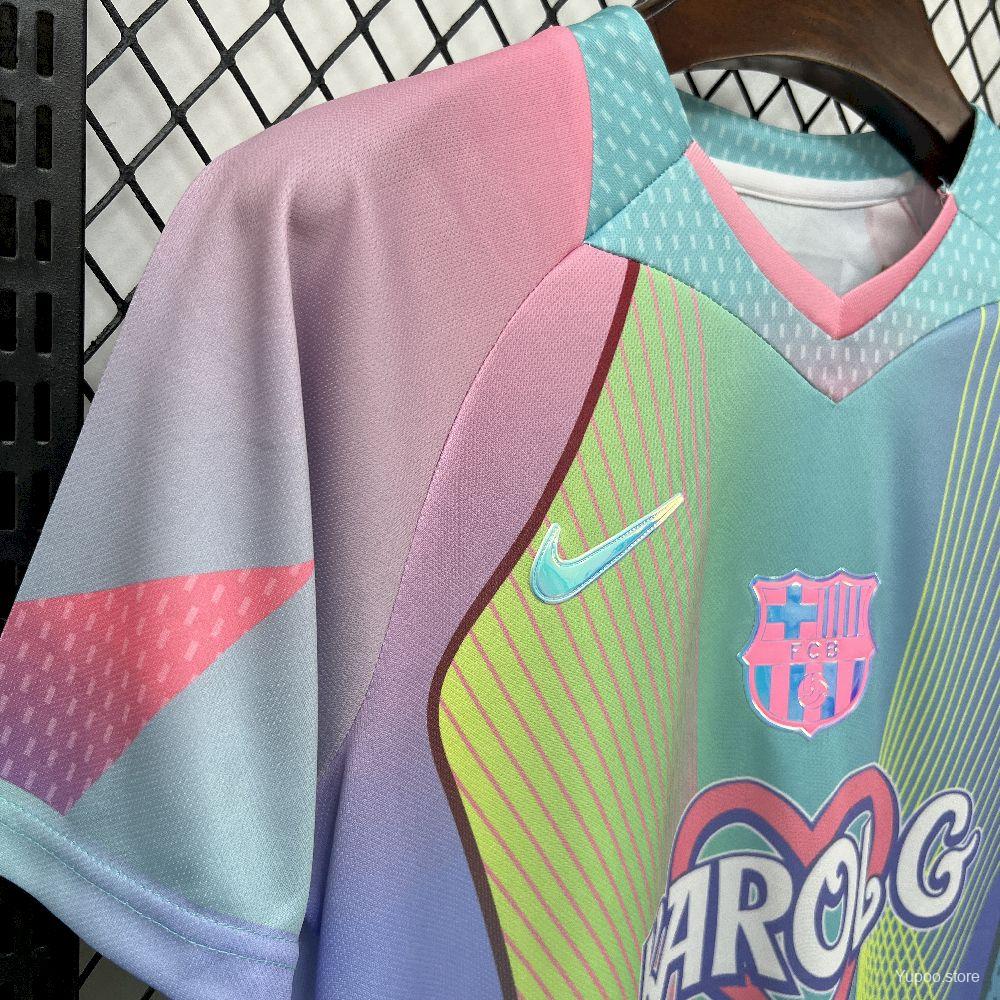 Camisola Barcelona FC 2025-26 Edição Karol G Versão Adepto