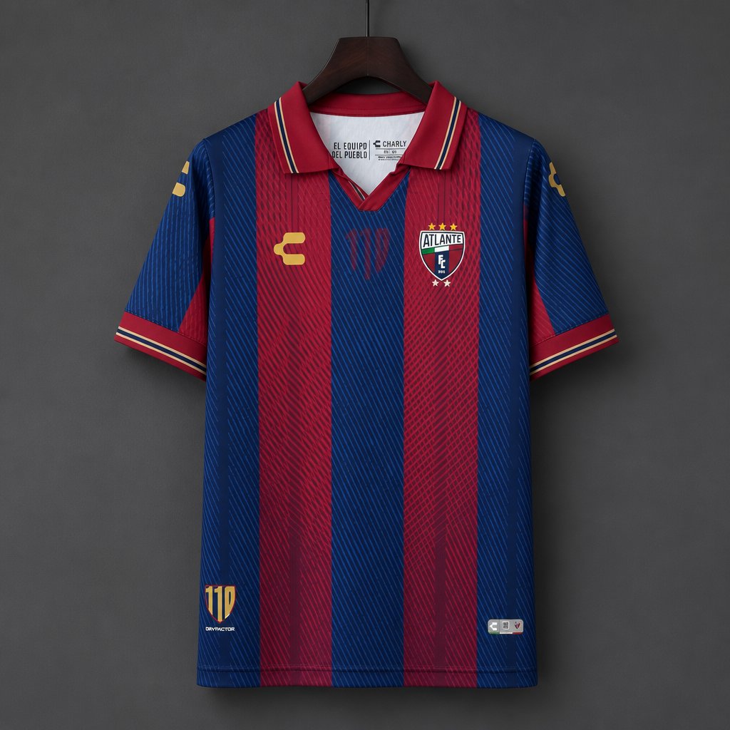 Camisola CF Atlante 2026-27 Principal Lisa Versão Adepto