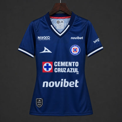 Camisola CD Cruz Azul 2026-27 Alternativa Azul Versão Mulher