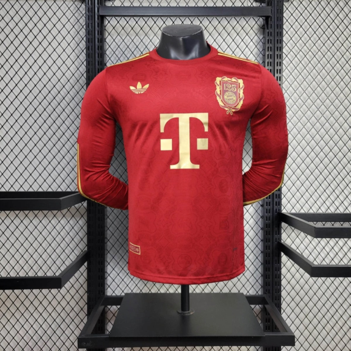 Camisola Manga Comprida FC Bayern Munique 2024-25 Edição 125º Aniversario  Versão Jogador