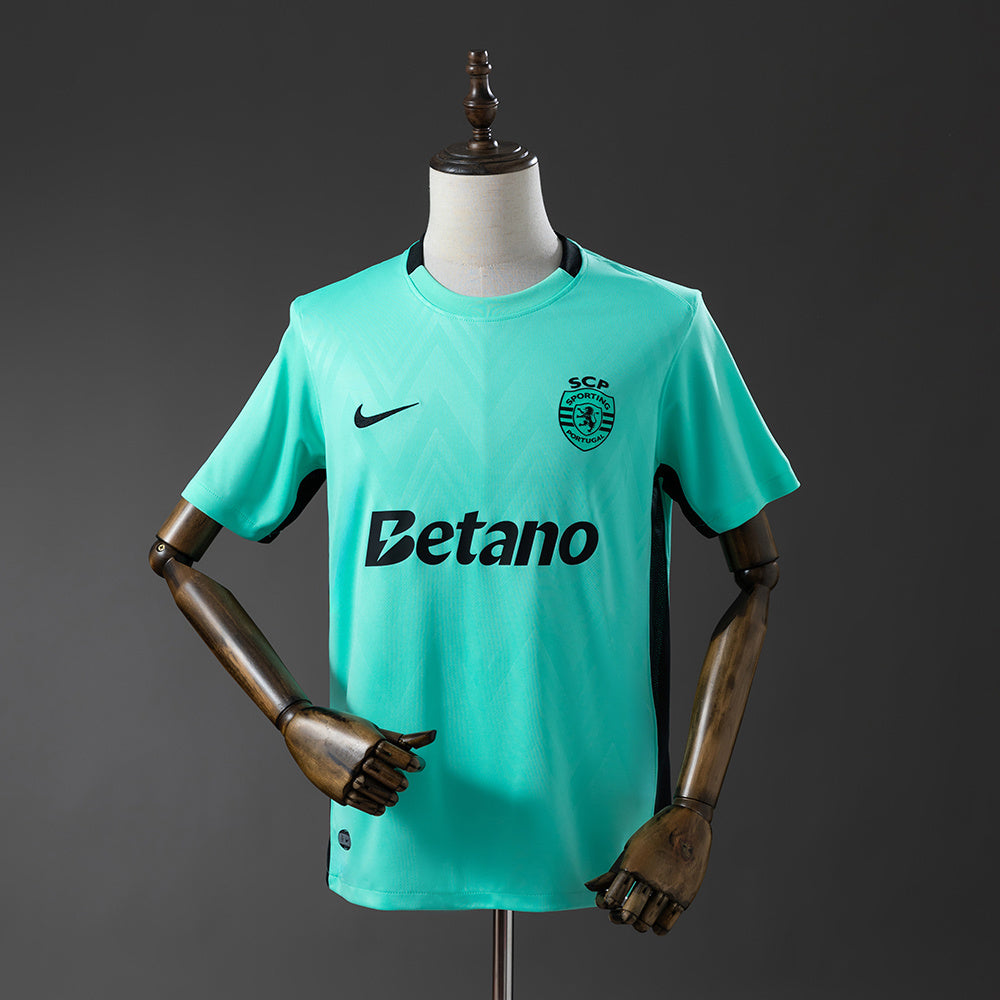 Camisola SCP 2025-26 Alternativa Verde-Claro Versão Adepto