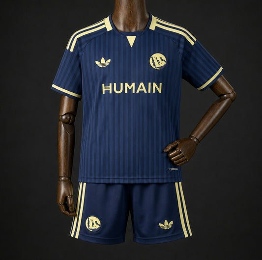 Kit Criança Al-Nassr FC 2026-27 Alternativo Azul