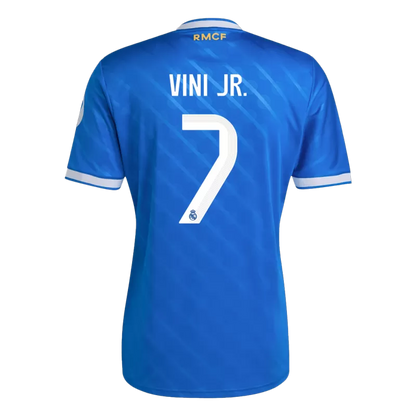 Camisola Real Madrid CF 2025-26 Alternativa Azul Versão Adepto VINI JR. #7