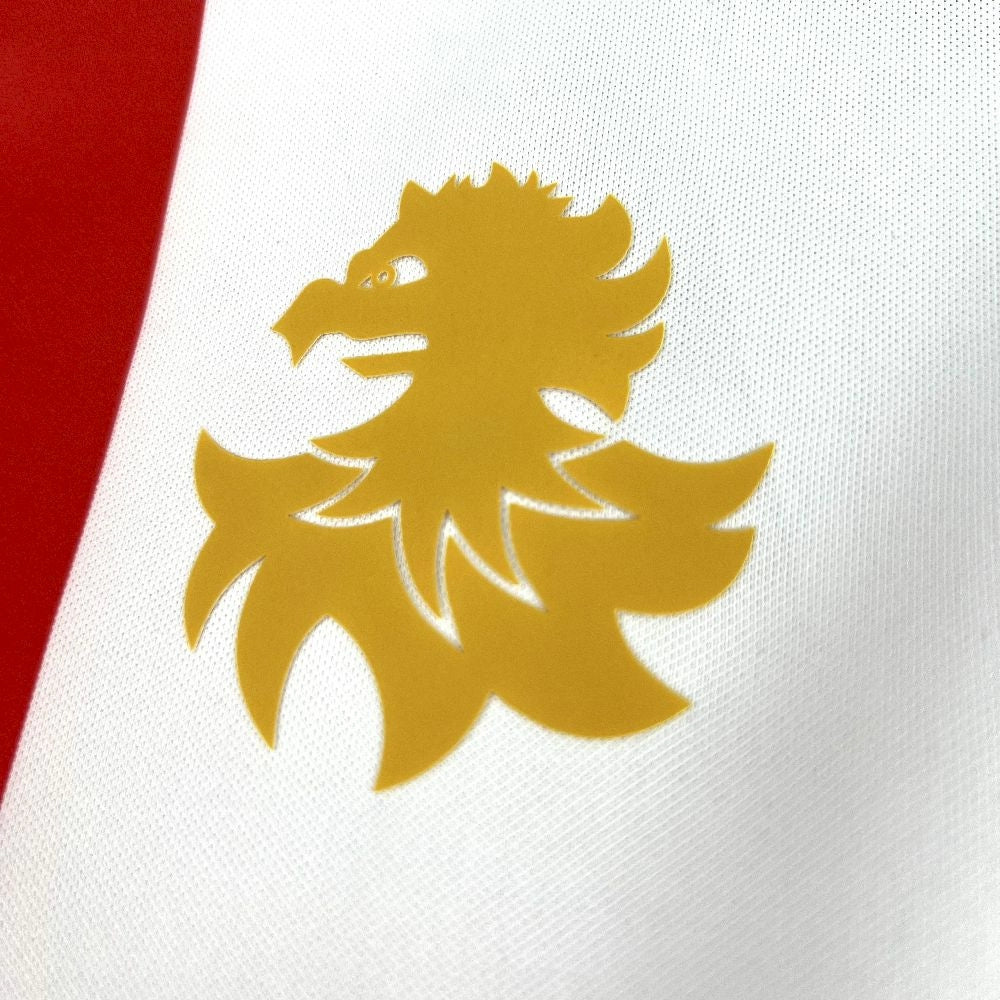 Camisola Genova 2025-26 Alternativa Branca Versão Adepto