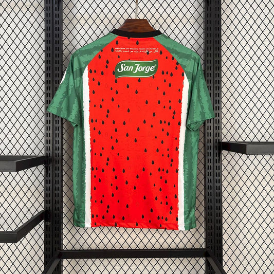 Camisola Palestino 2025-26 Alternativa Verde Versão Adepto