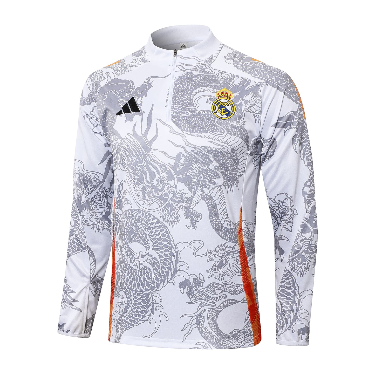 Fato de Treino Real Madrid CF 2024-25 - Camisola com Fecho