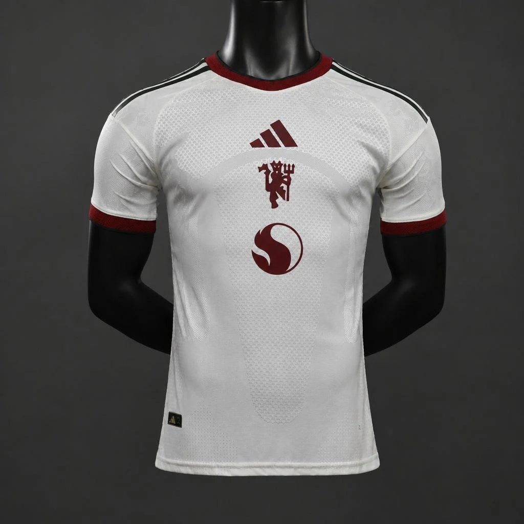 Camisola M-UNITED 2026-27 Alternativa Branca Versão Jogador