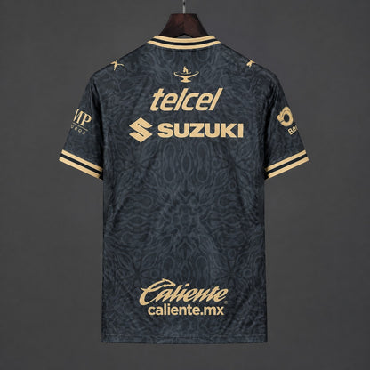 Camisola UNAM Pumas 2026-27 Alternativa Preta Versão Adepto