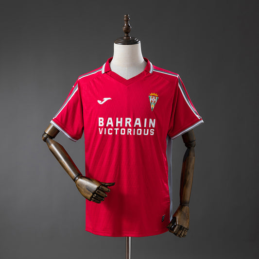 Camisola Cordoba CF 2025-26 Alternativa Vermelha Versão Adepto