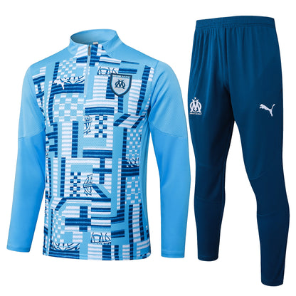 Fato de Treino Olympique Marselha 2024-25 - Camisola com Fecho