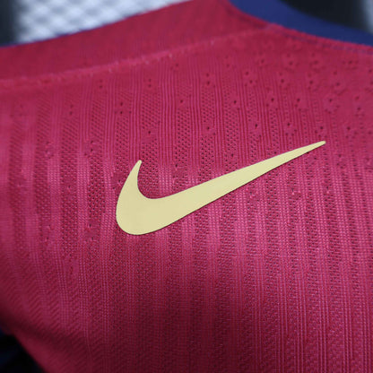 Camisola Manga Comprida FC Barcelona 2024-25 Principal Versão Jogador