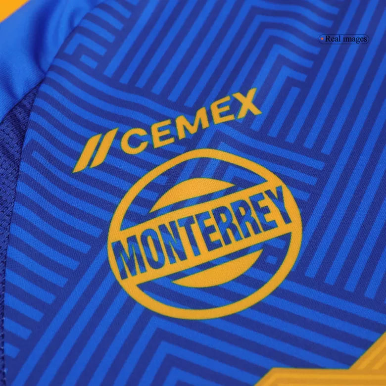 Camisola Tigres UANL 2024-25 Alternativa Azul Versão Adepto