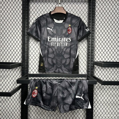 Kit Criança AC Milan 2024-25 Guarda-Redes