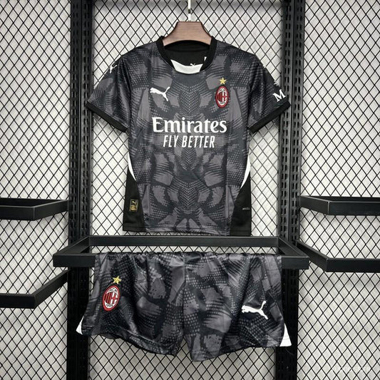 Kit Criança AC Milan 2024-25 Guarda-Redes