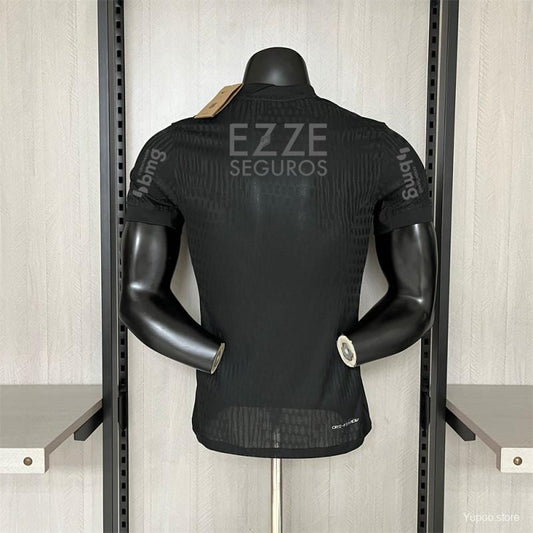 Camisola SC Corinthians 2024-25 Alternativa Preta Versão Jogador Todos Patrocinadores