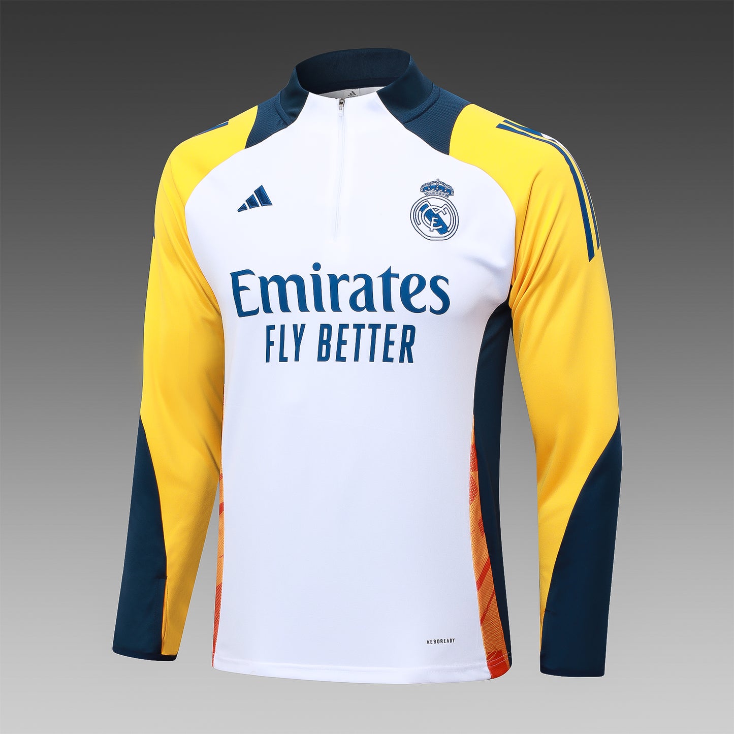 Fato de Treino Real Madrid CF 2024-25 - Camisola com Fecho