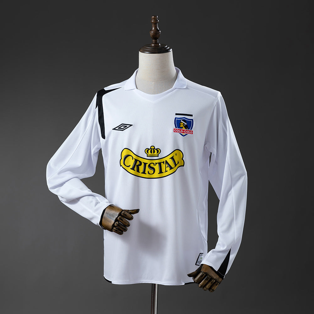 Camisola Manga Comprida CSD Colo Colo 2006-07 Principal Versão Adepto