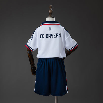 Kit Criança FC Bayern Munique 2026-27 Alternativo Branco