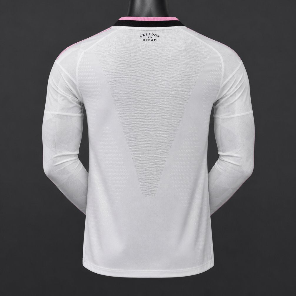 Camisola Manga Comprida Inter Miami CF 2026-27 Alternativa Branca Versão Jogador