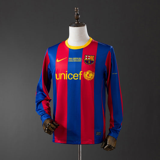 Camisola Manga Comprida FC Barcelona 2010-11 Principal Final UCL
