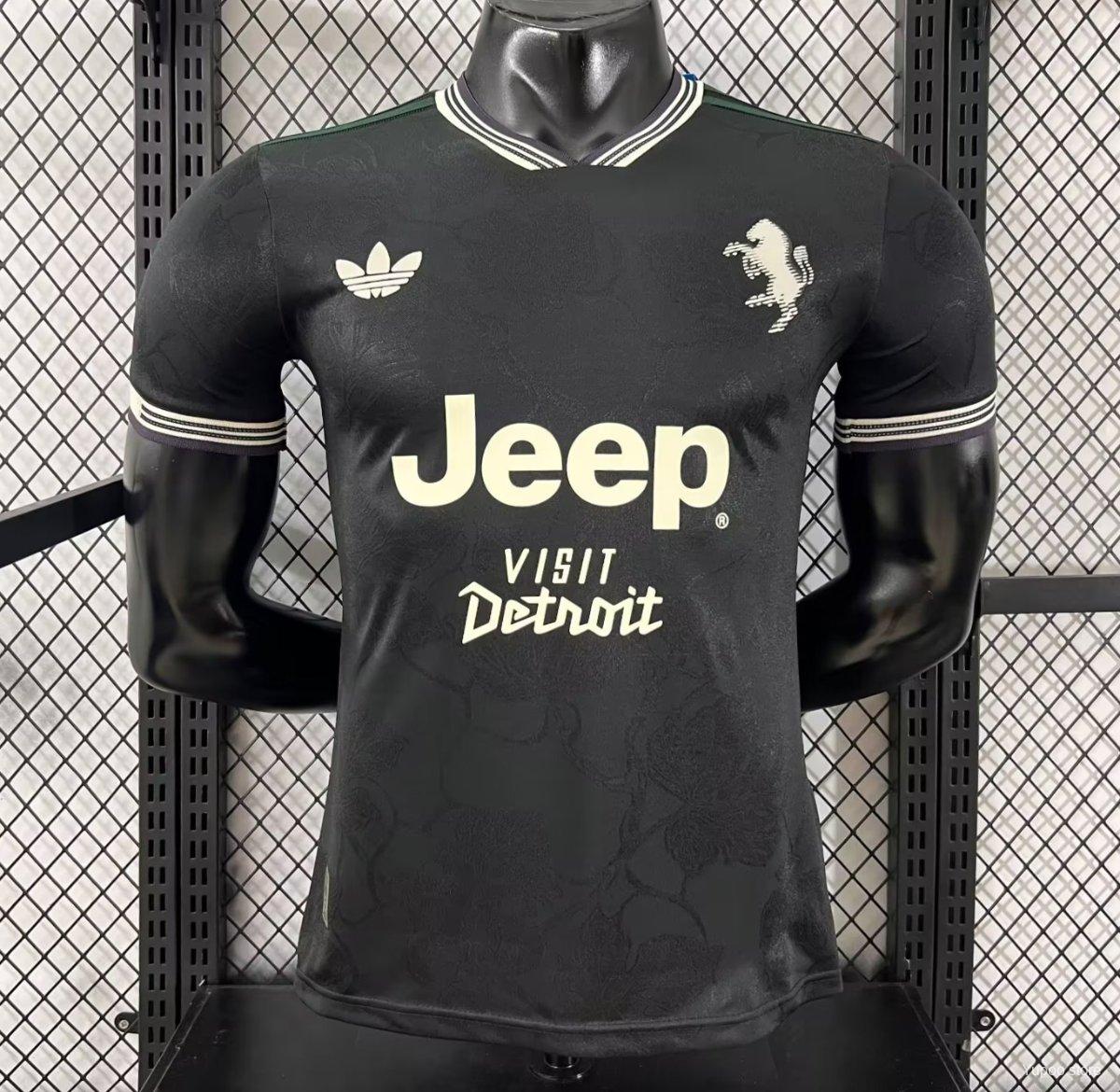 Camisola Juventus FC 2025-26 Alternativa Preta Versão Jogador
