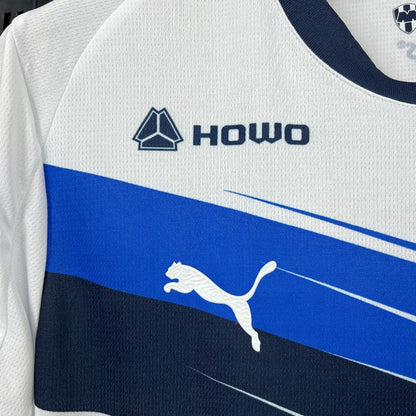 Camisola CF Monterrey 2025-26 Alternativa Branca Versão Adepto