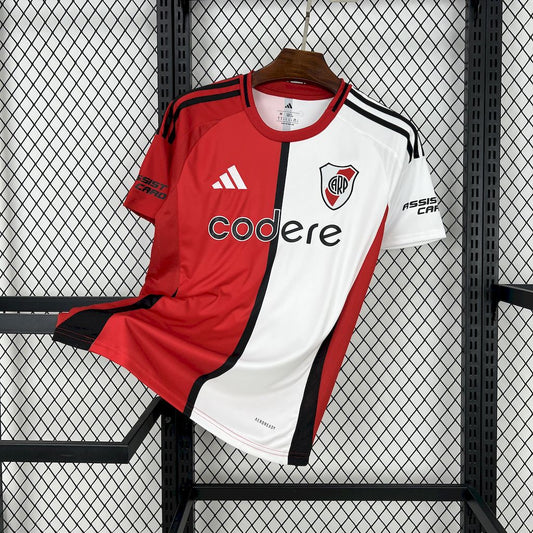 Camisola CA River Plate 2025-26 Alternativa Vermelha Versão Adepto