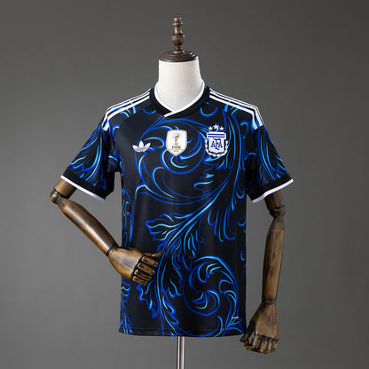 Camisola Argentina 2026 Alternativa Azul Versão Adepto