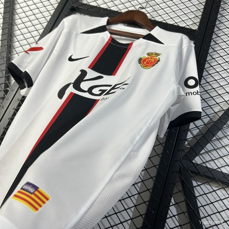 Camisola RCD Maiorca 2025-26 Alternativa Branca Versão Adepto