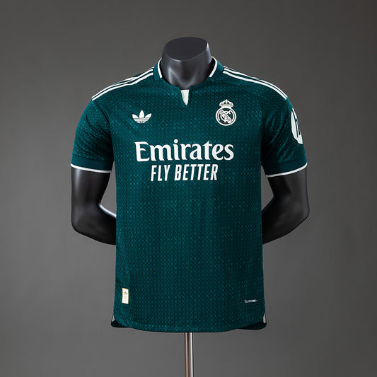 Camisola Real Madrid CF 2026-27 Alternativa Verde Versão Jogador
