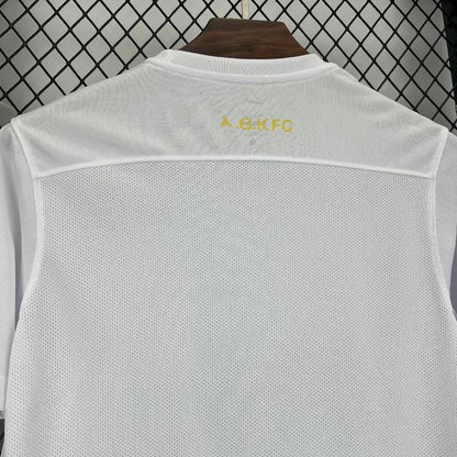Camisola AEK Atenas 2025-26 Alternativa Branca Versão Adepto