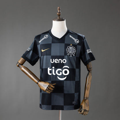 Camisola Olimpia Asuncion 2026-27 Alternativa Preta Versão Adepto