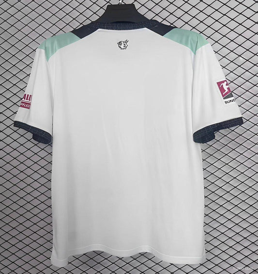 Camisola 1.FC Kaiserslautern 2025-26 Alternativa Branca Versão Adepto