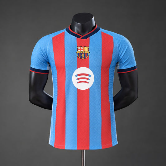 Camisola FC Barcelona 2026-27 Alternativa Azul Versão Jogador