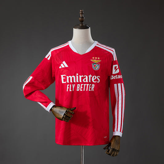 Camisola Manga Comprida S.L.B. 2026-27 Principal Versão Adepto