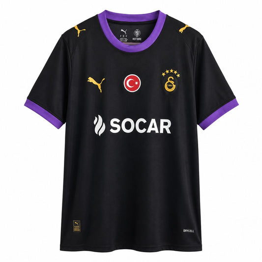 Camisola Galatasaray 2026-27 Alternativa Preta Versão Adepto