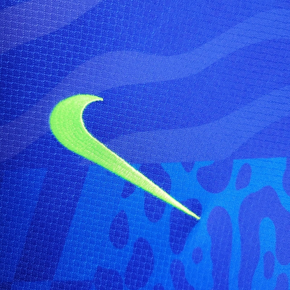 Camisola Brasil 2025 Alternativa Azul Versão Adepto