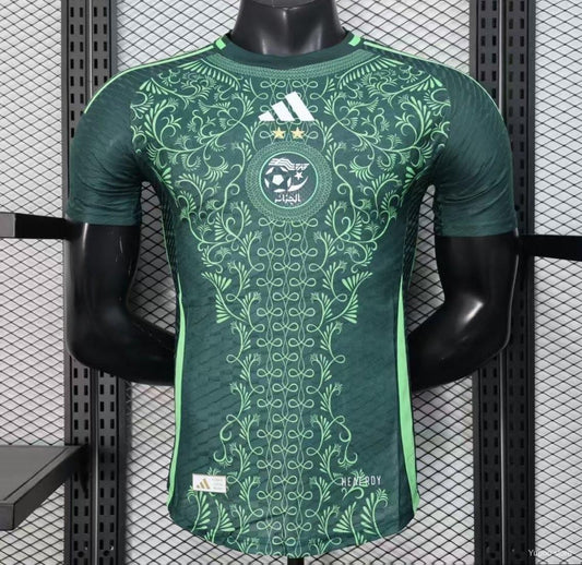 Camisola Argelia 2024 Alternativa Verde Versão Jogador