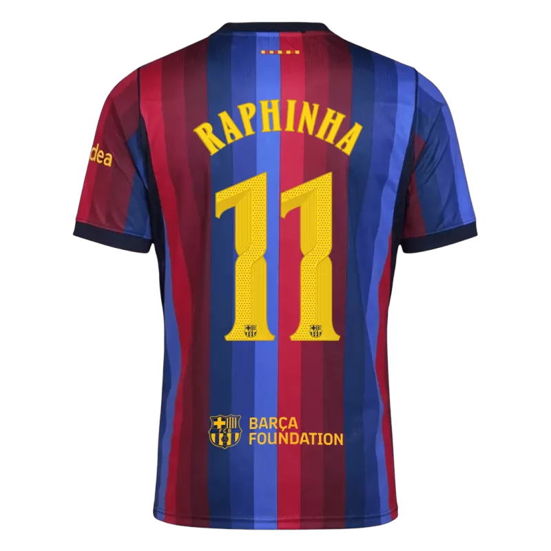 Camisola FC Barcelona 2026-27 Principal UCL Versão Adepto RAPHINHA #11